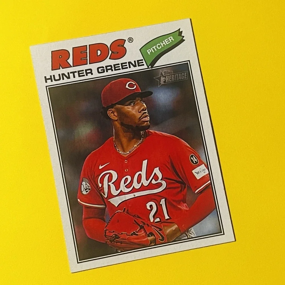 2026 Topps Heritage Baseball Hunter Greene #53 Cincinnati Reds Base